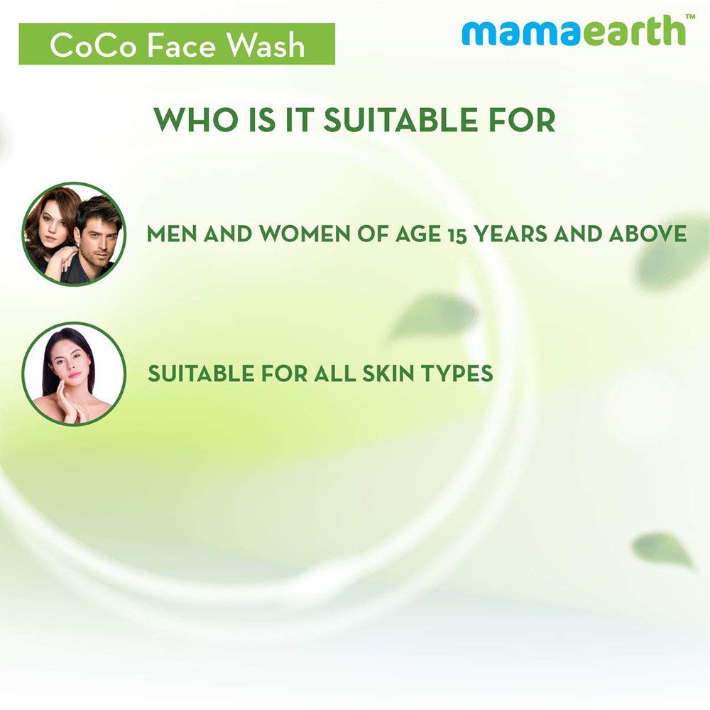 Mamaearth - Coco Face Wash w/ Coffee & Cocoa - 100ml