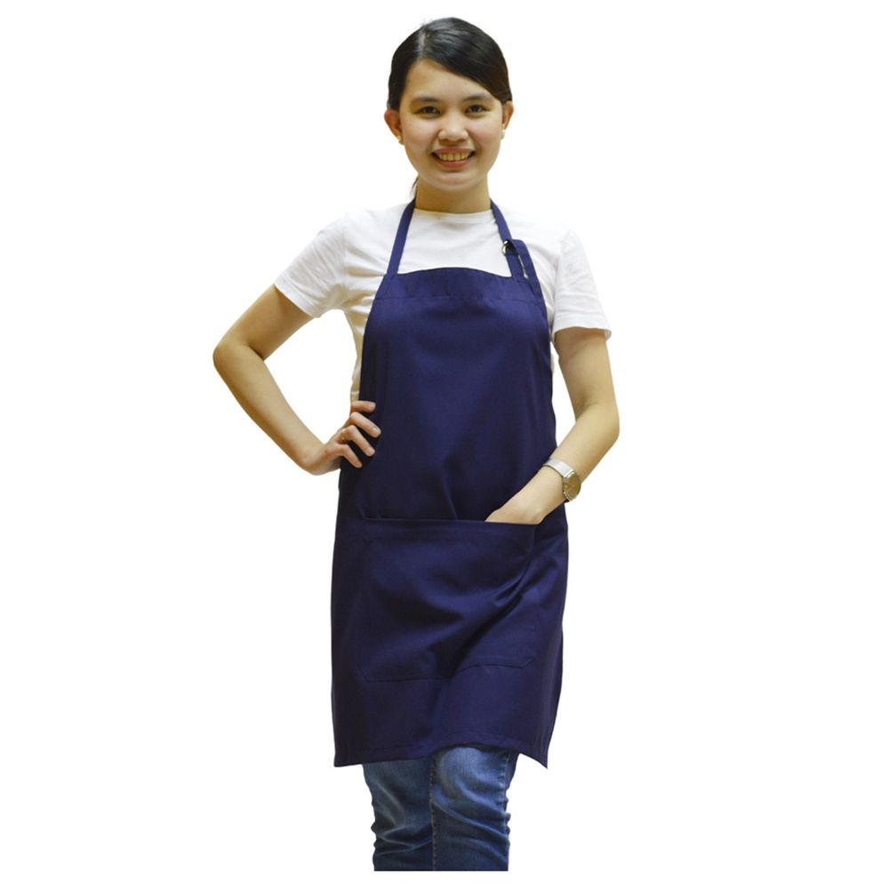 Veronica - Polycotton Apron Pack Of 3 - Navy Blue