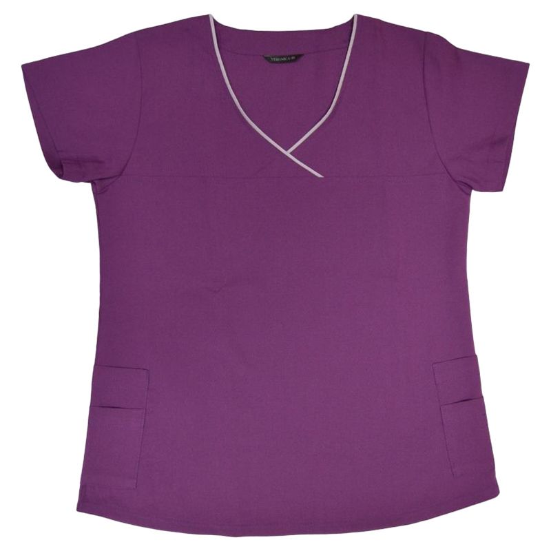 Veronica - Scrub Suit Set Uniform For Ladies - Violet