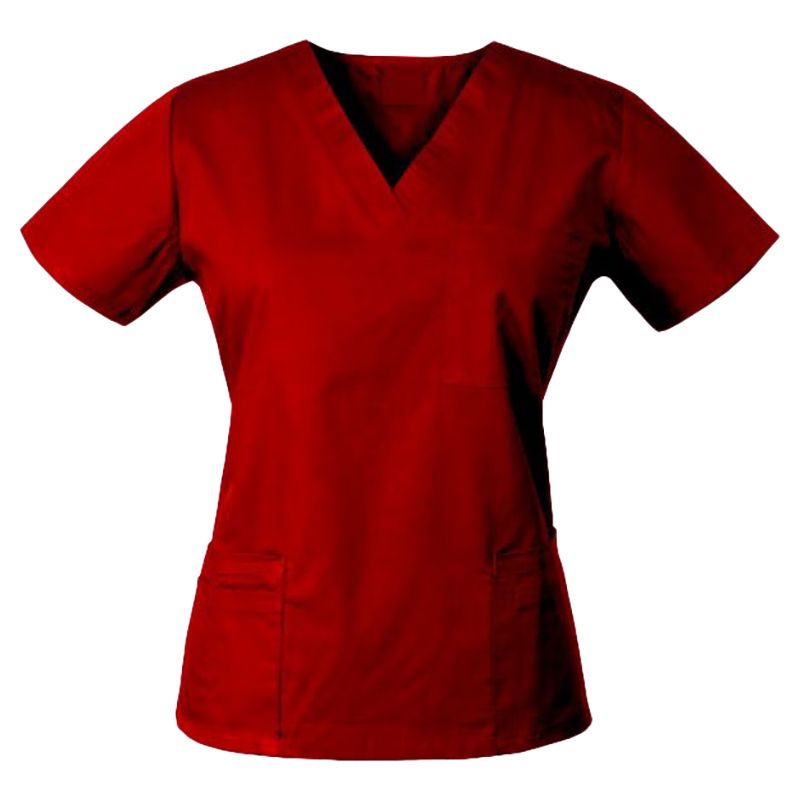 Veronica - Basic Scrub Suit/Medical Set For Ladies Maroon