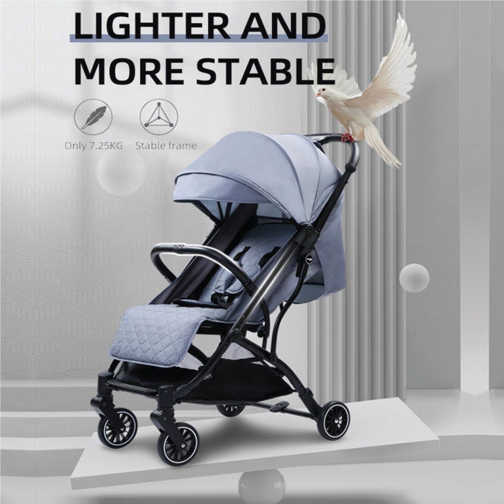 Bibena Gear - Lightweight Travel Stroller - Grey