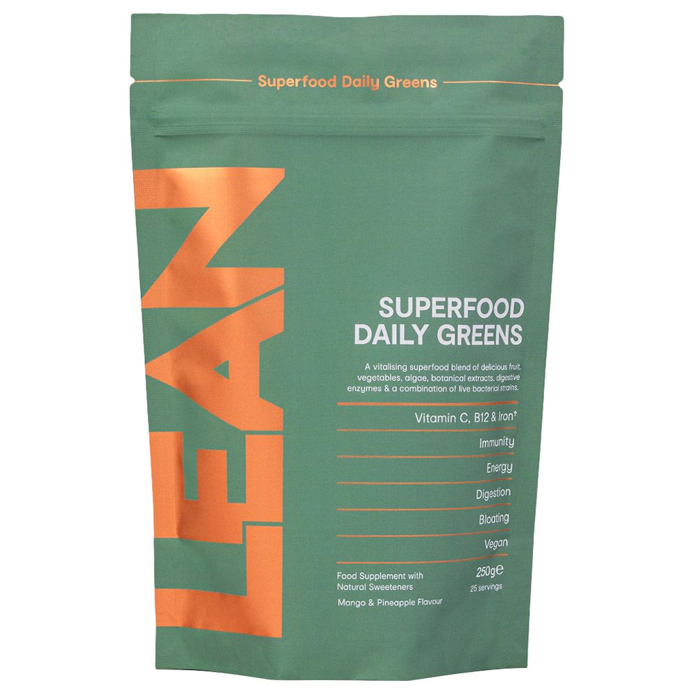 Lean - Superfood Daily Greens Powder Blend - 250 g