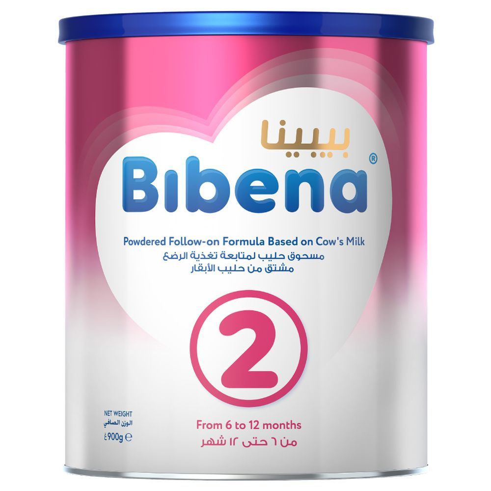 Bibena - 2 Premium Follow-on Baby Milk Formula W/ DHA & Prebiotics Blend - 900g