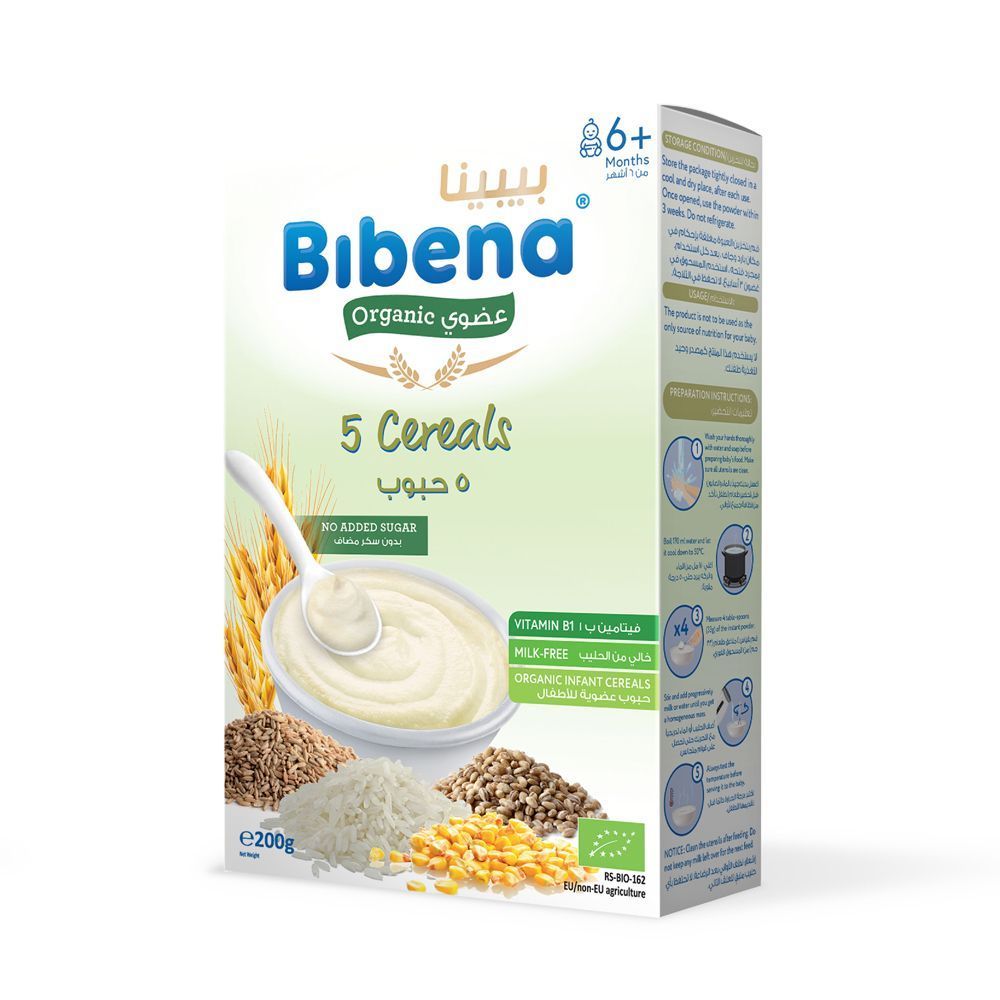 Bibena -  Organic Wheat & Oats 5-Cereals - 200g