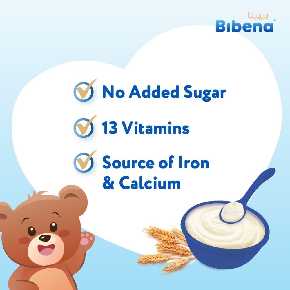  Bibena -  Baby Wheat & 5 Fruits Cereal  - 250g