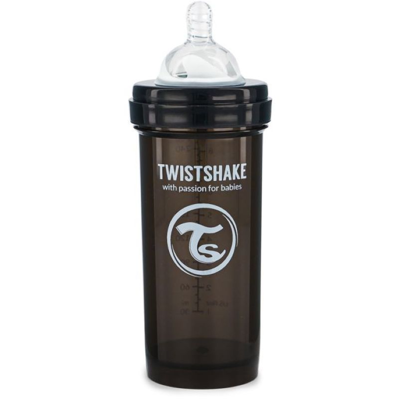 Twistshake - Anti-Colic Baby Bottle - 260ml - Black