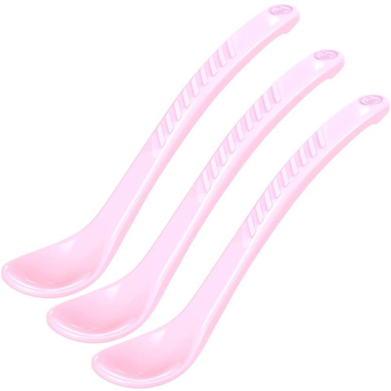 Twistshake - Feeding Spoon - Pack of 3 - Pastel Light Pink