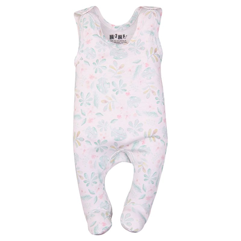 Nini - Flowers Design Organic Sleepsuit