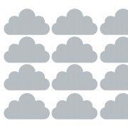 Joba - Wall Stickers - Clouds - Assorted Colours