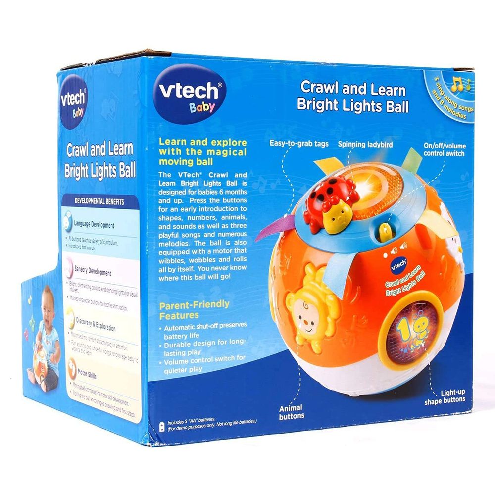 Vtech - Crawl And Learn Bright Light Ball Bilingual