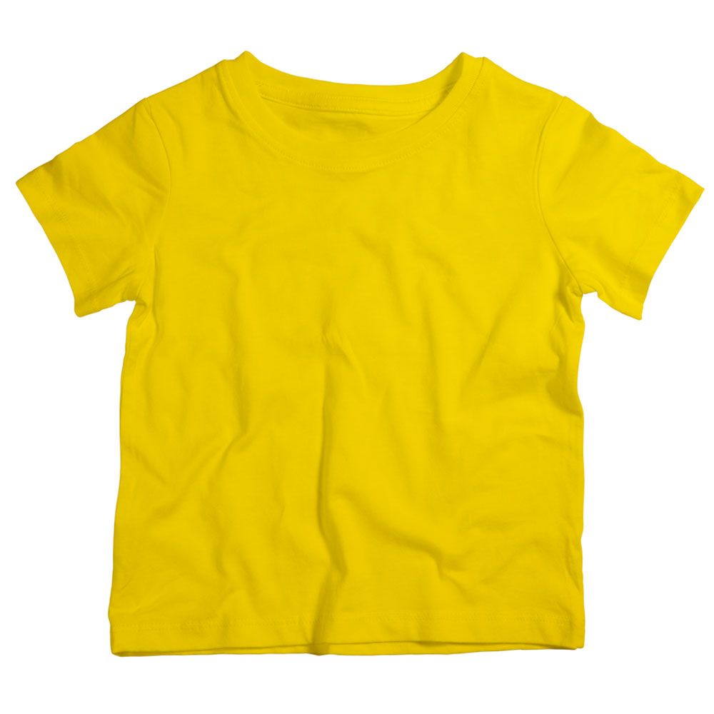 Twinkle Hands - Basic Cotton T-Shirt - Yellow