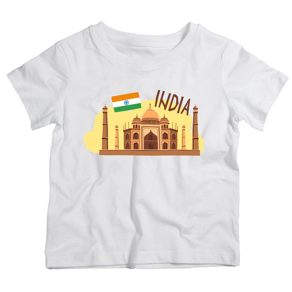 Twinkle Hands - India Taj Mahal T-Shirt - White