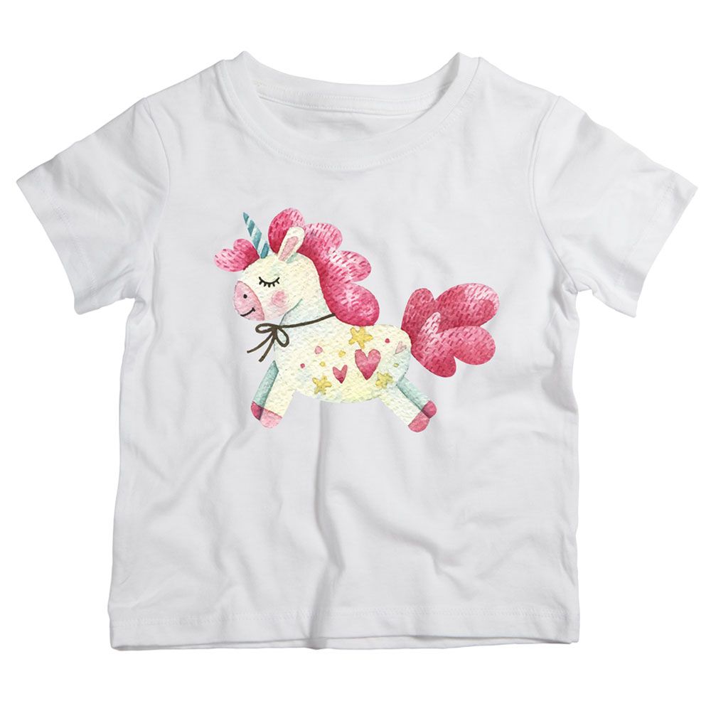 Twinkle Hands - Cute Unicorn T-Shirt - White