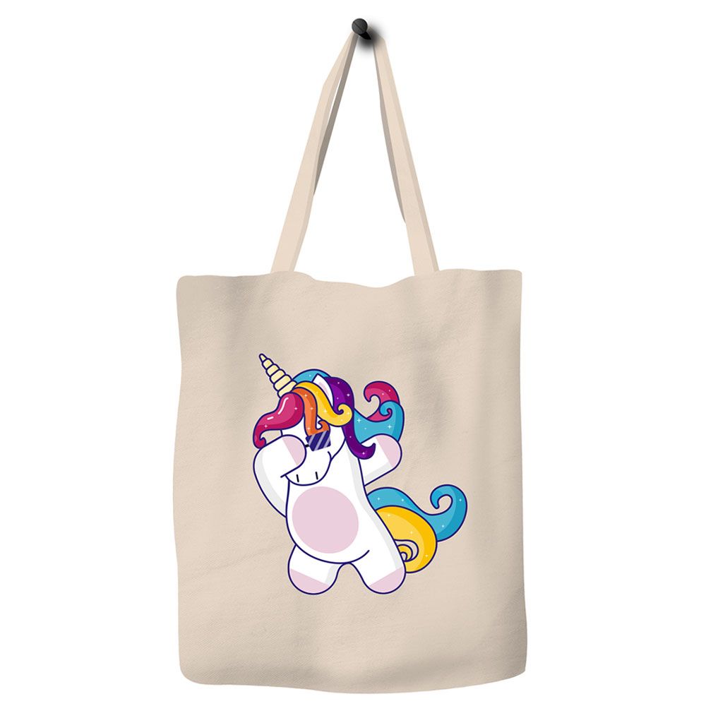 Save The Ocean - Dab Unicorn Canvas Tote Bag