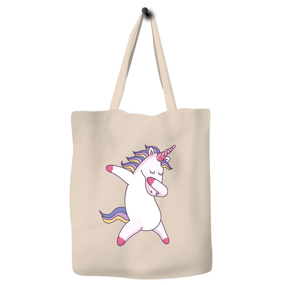 Save The Ocean - Dancing Unicorn Canvas Tote Bag