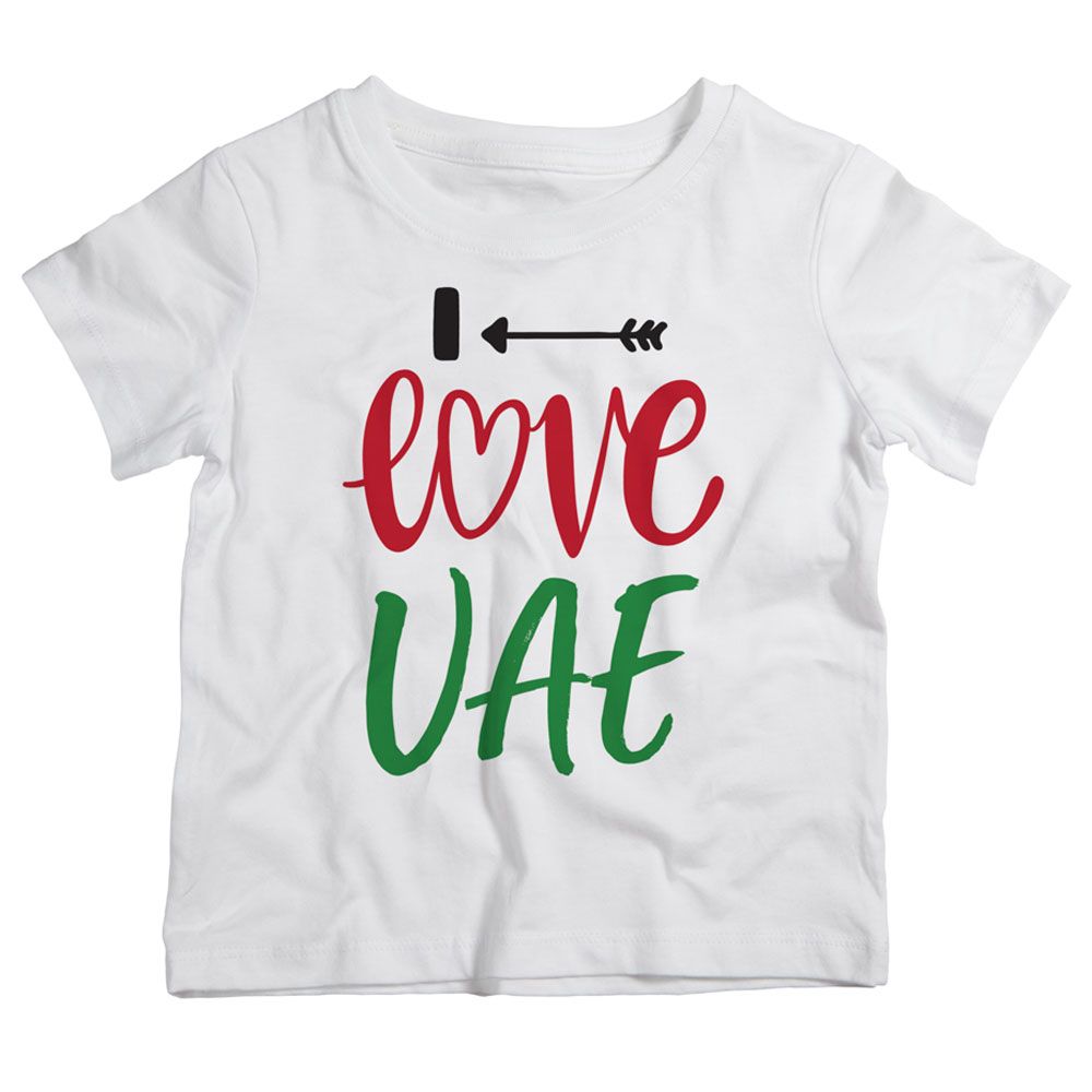 Twinkle Hands - I Love UAE T-Shirt - White