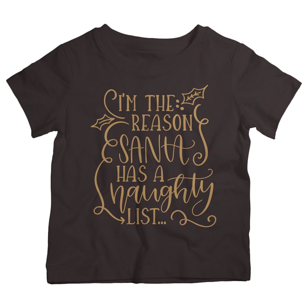 Twinkle Hands - The Naughty List Christmas T-Shirt