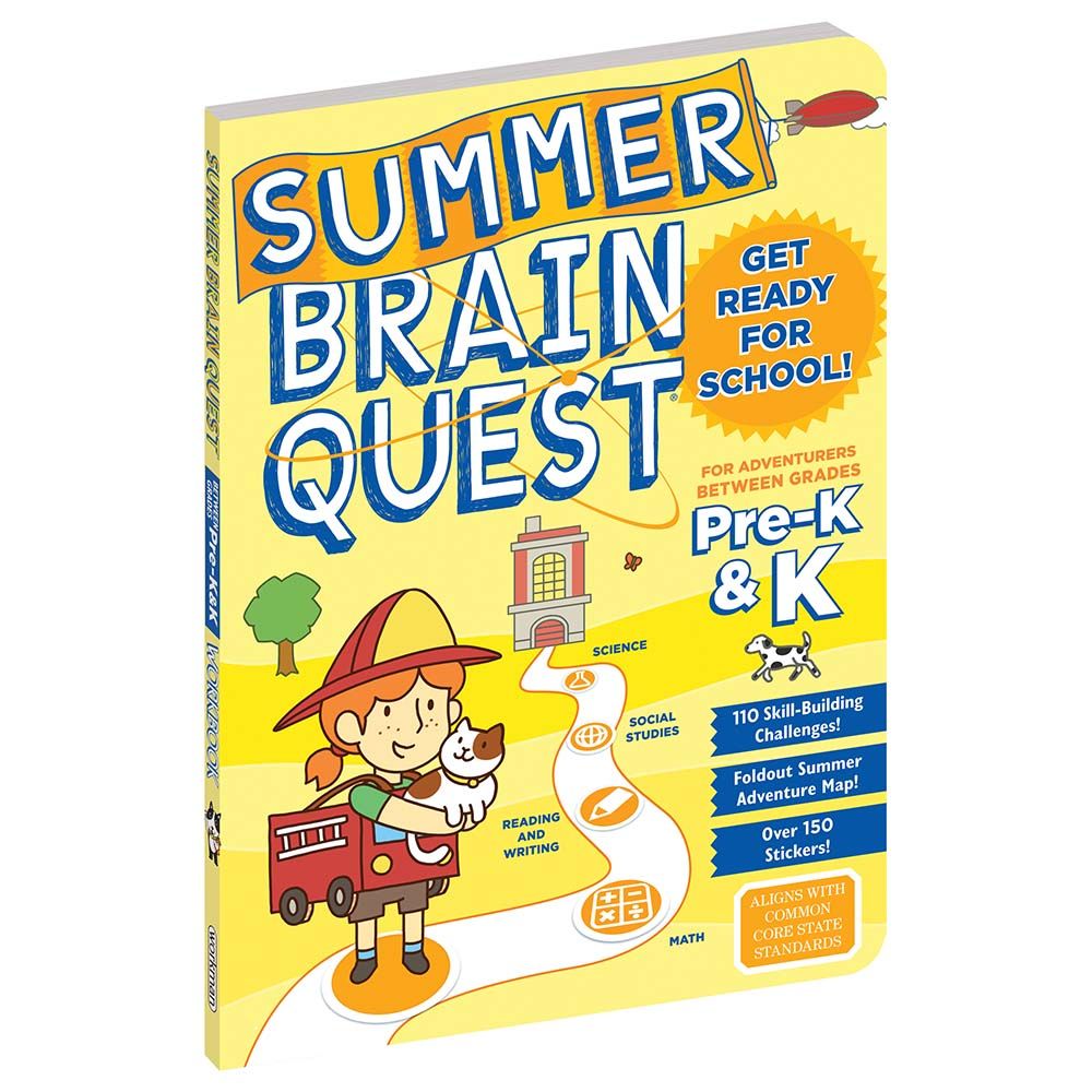 كتاب Summer Brain Quest: Between Grades Pre-K & K