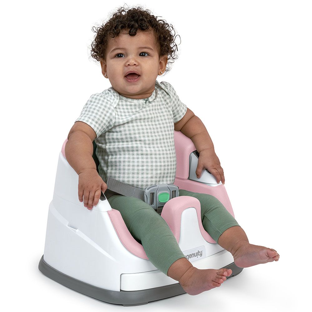 Ingenuity - 2-In-1 Baby Base Feeding Seat - Rose