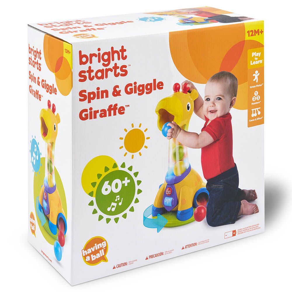 Baby Einstein - Spin & Giggle Giraffe - Ball Spinning Toy