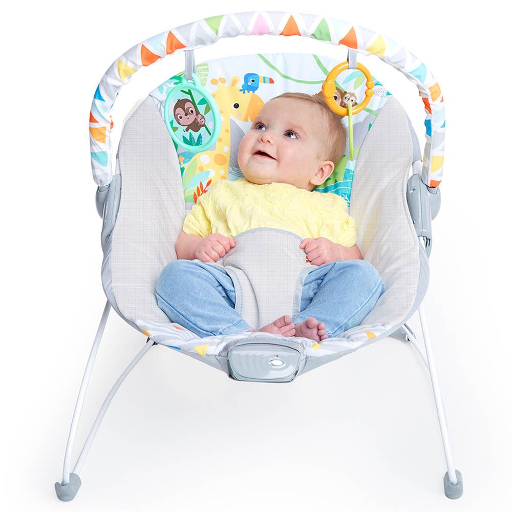 Bright Starts - Safari Fun Vibrating Bouncer