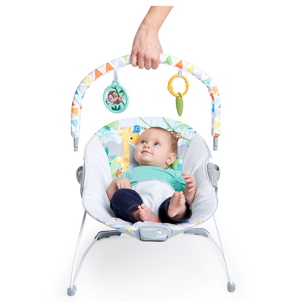 Bright Starts - Safari Fun Vibrating Bouncer