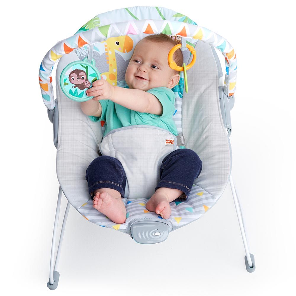 Bright Starts - Safari Fun Vibrating Bouncer