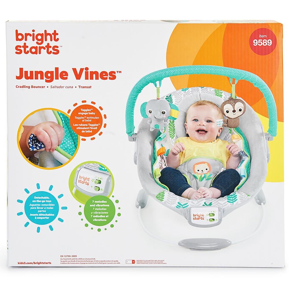 Bright Starts - Jungle Vines Cradling Bouncer