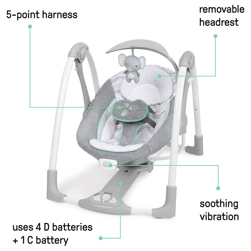 Ingenuity - Poweradapt Convert Me Swing-2-Seat - Swell