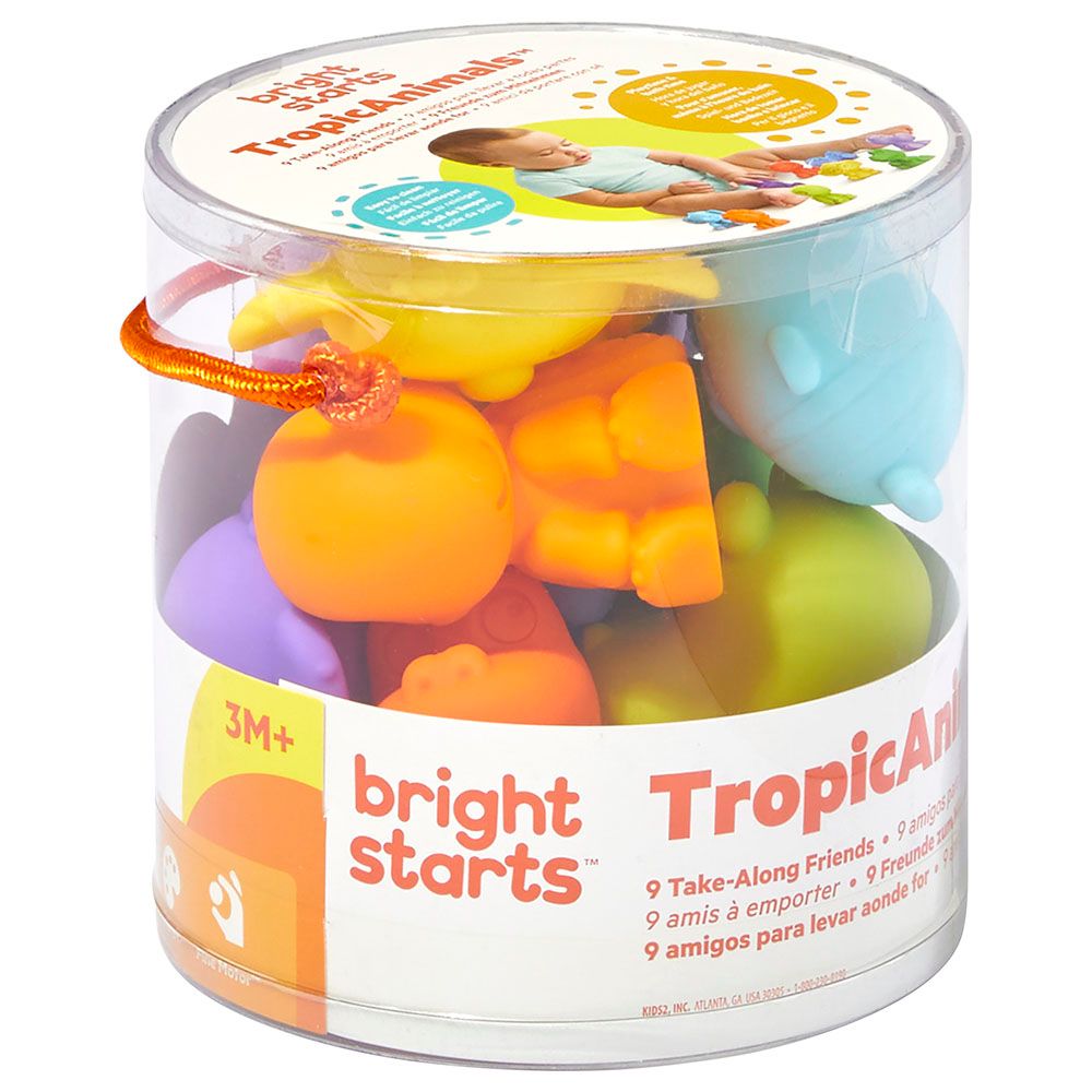 Bright Starts - Tropic Bath Time Animals Set