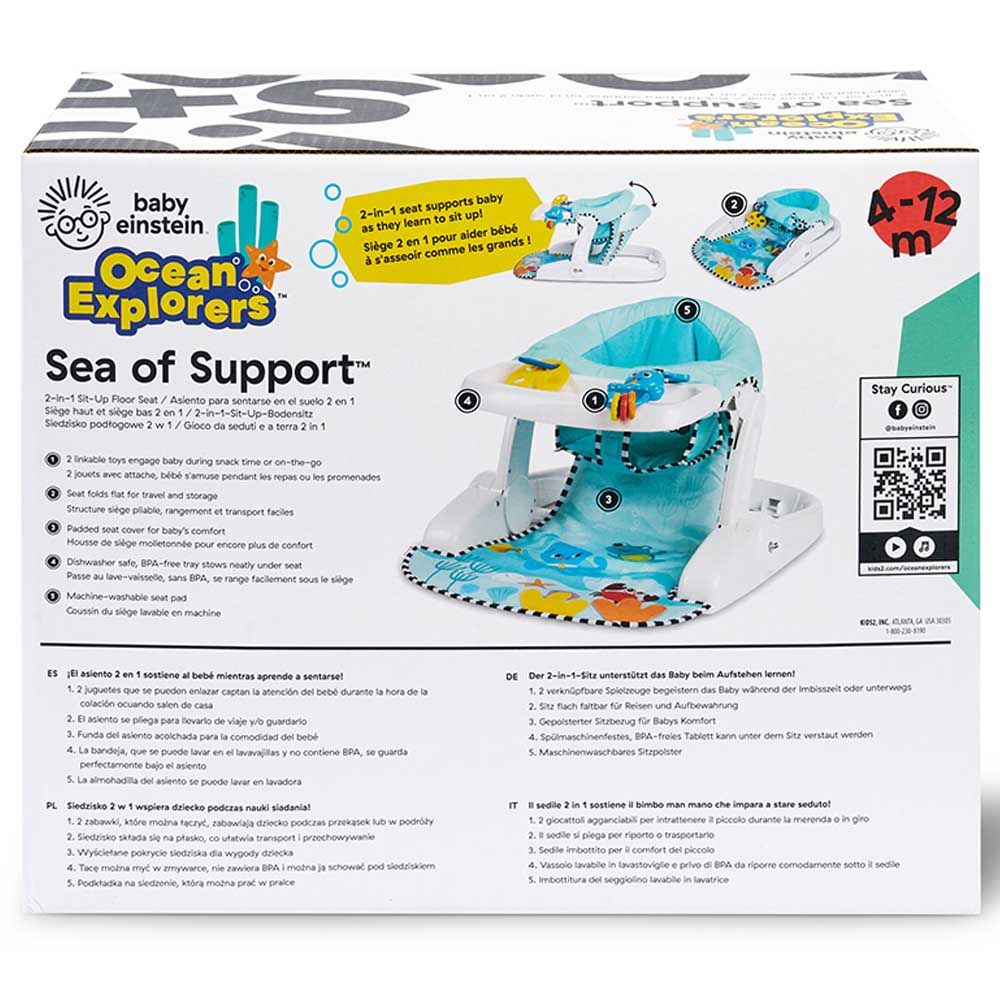 Baby Einstein - 2-In-1 Sea Of Support Sit-Up Floor Seat