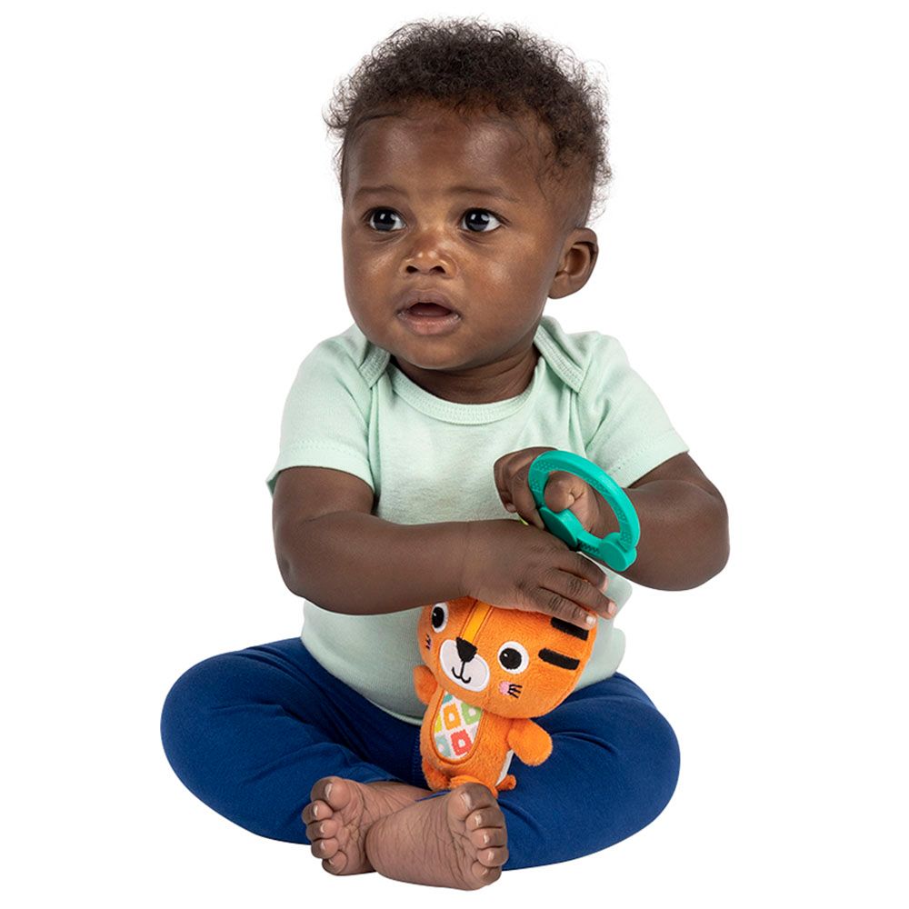 Bright Starts - Jingle Joy Reach & Rattle Toy - Tiger