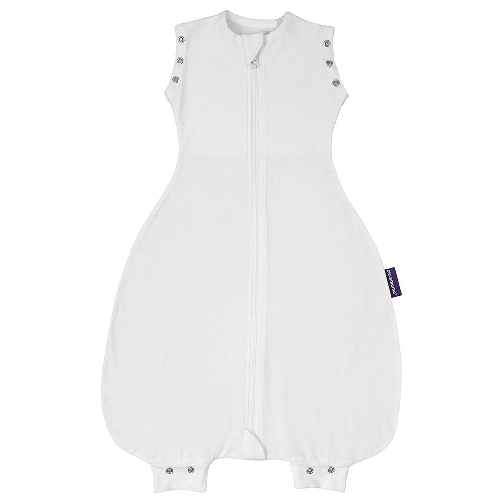 Clevamama - Nite Nite Romper & Sleeping Bag 1 Tog - 3-in-1 - White