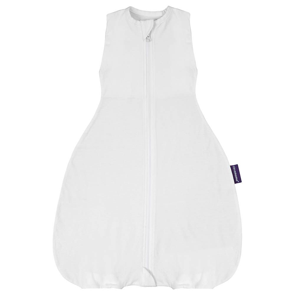 Clevamama - Nite Nite Romper & Sleeping Bag 1 Tog - 3-in-1 - White