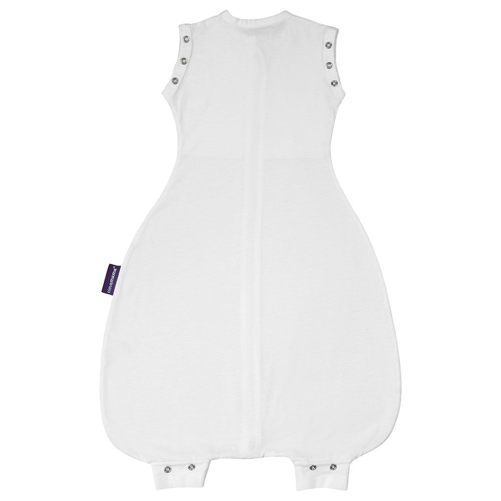 Clevamama - Nite Nite Romper & Sleeping Bag 1 Tog - 3-in-1 - White