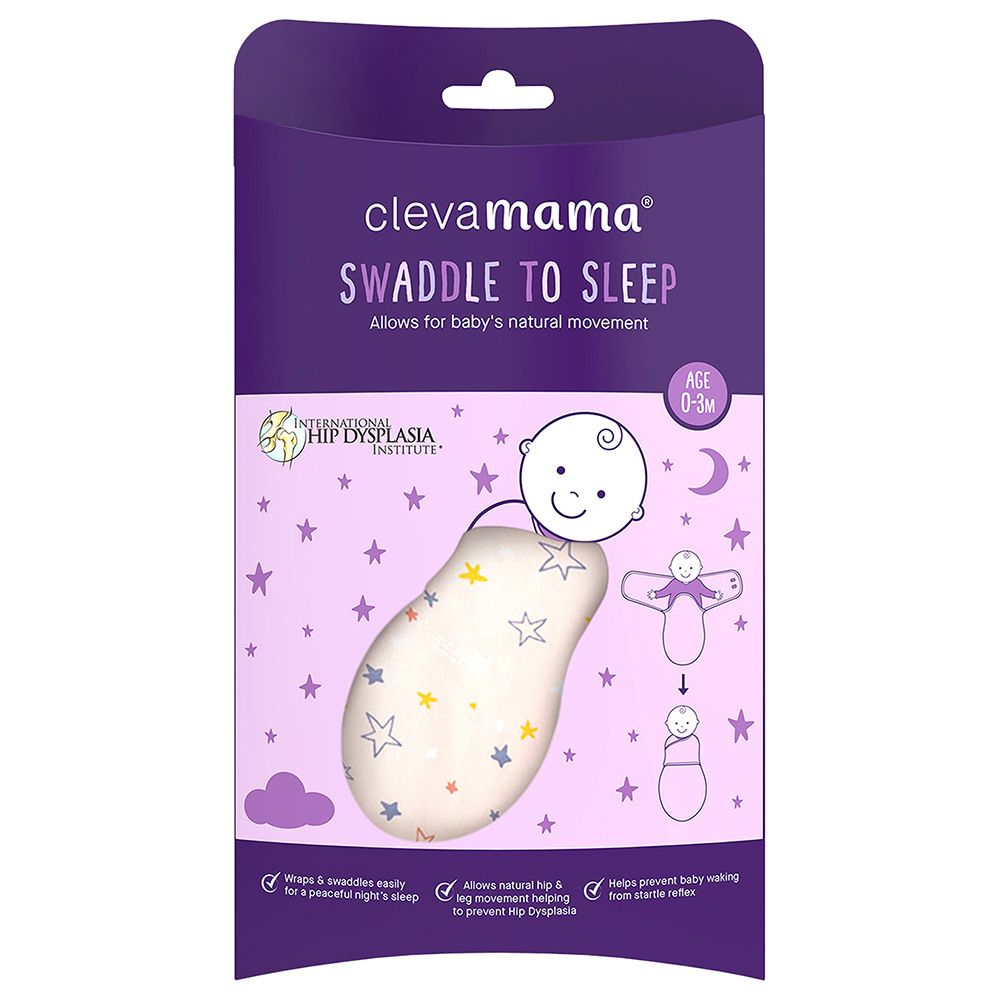 Clevamama - Swaddle To Sleep - Pink