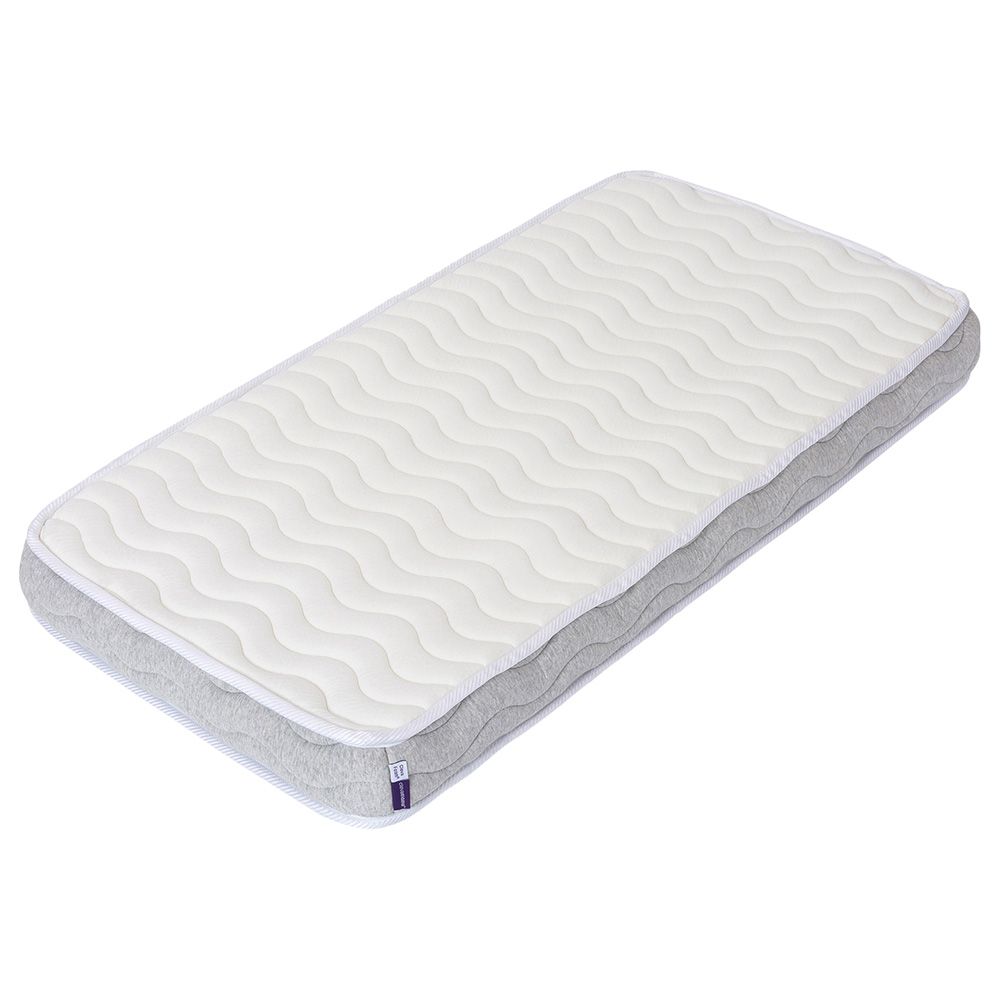 Clevamama - Pocket Sprung Cot Mattress 60 x 120 x 11 cm - White