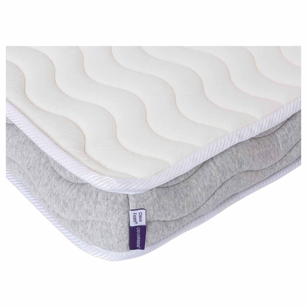 Clevamama - Pocket Sprung Cot Mattress 60 x 120 x 11 cm - White