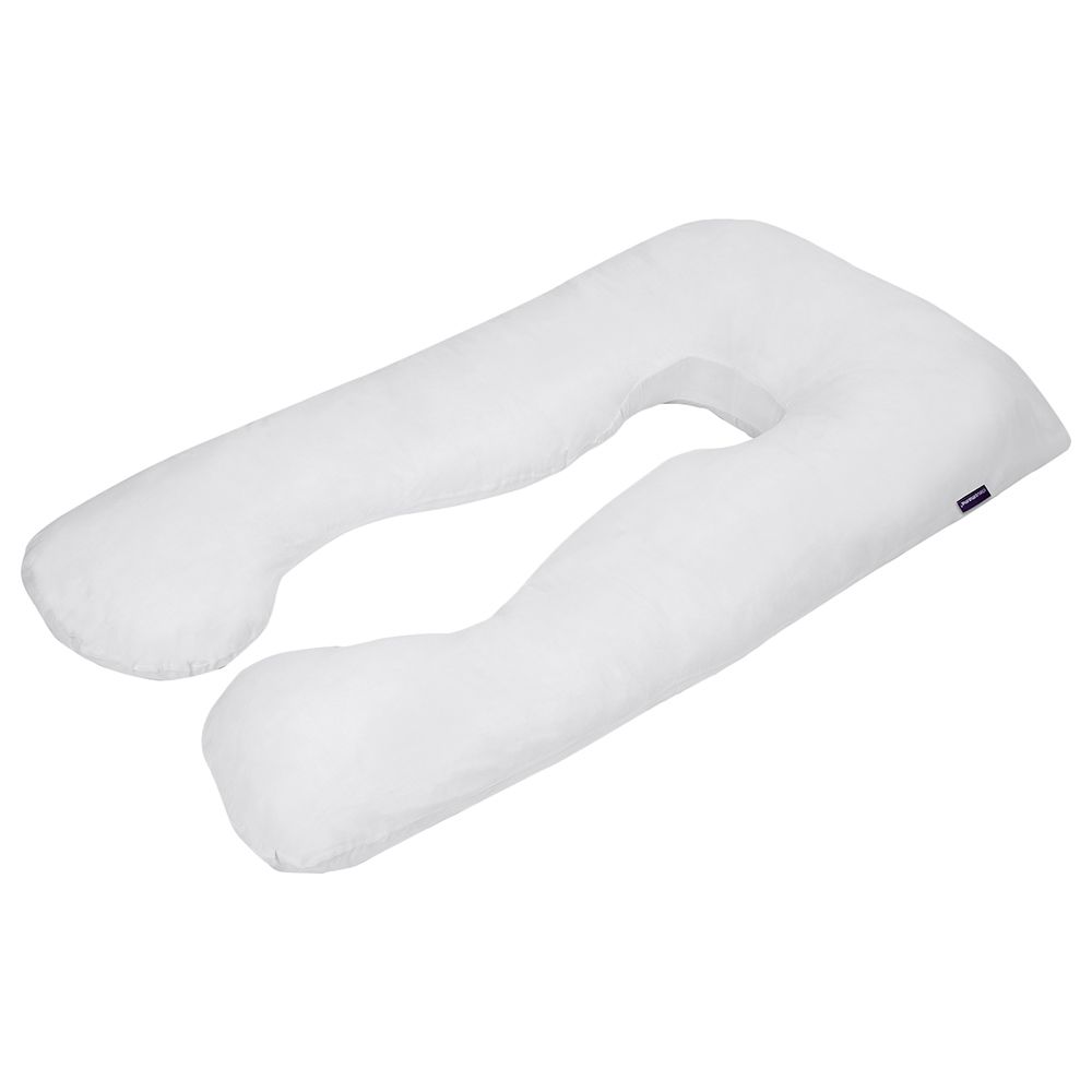 Clevamama - Therapeutic Body & Bump Maternity Pillow - White