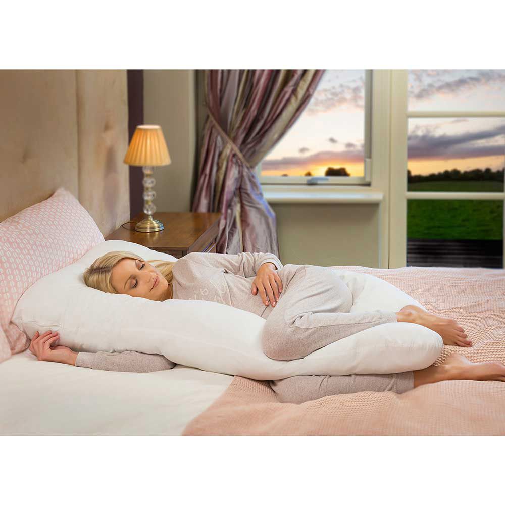 Clevamama - Therapeutic Body & Bump Maternity Pillow - White