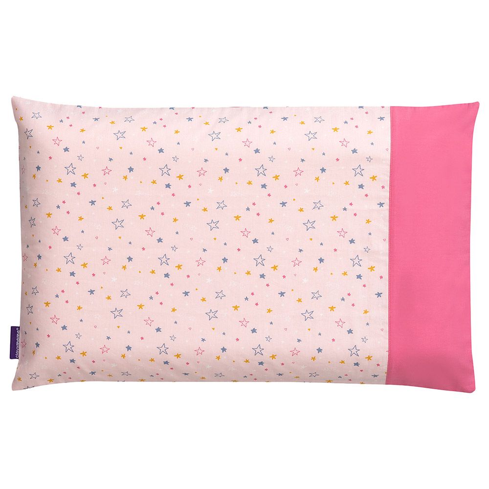 Clevamama - Pram Pillow Case - Pink