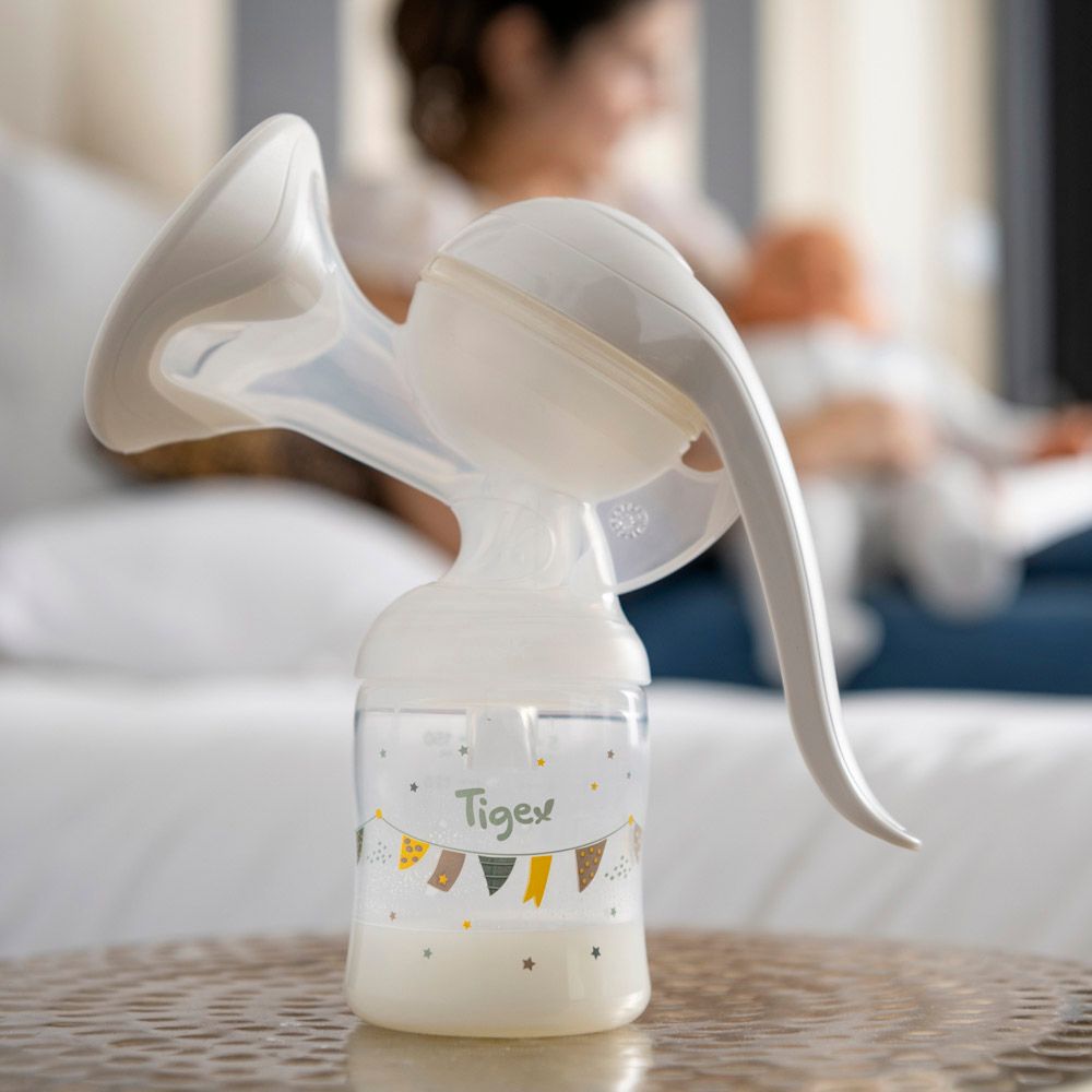 Tigex - Multiflow Manual Breast Pump - White