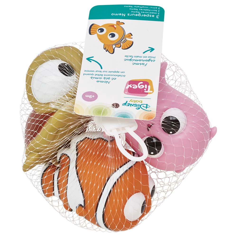 Tigex - Nemo Squirters Bath Toy 3pcs