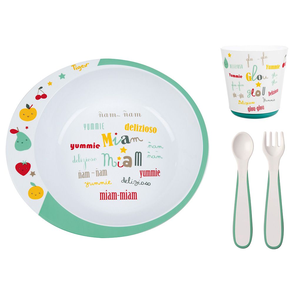 Tigex - Microwave Tableware 4pc-Set - White