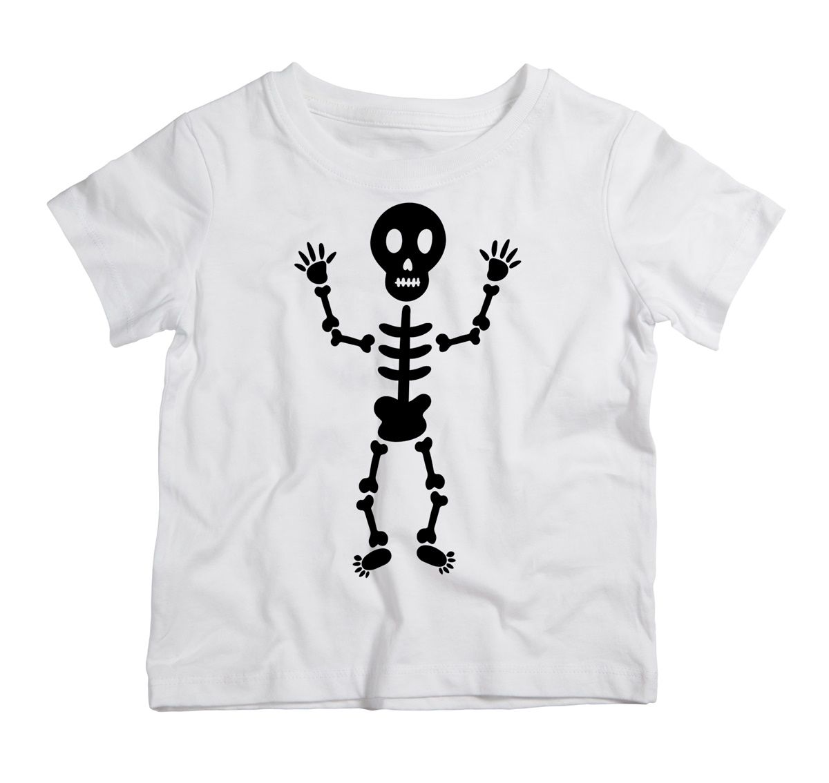 Twinkle Hands - Skeleton White T-Shirt