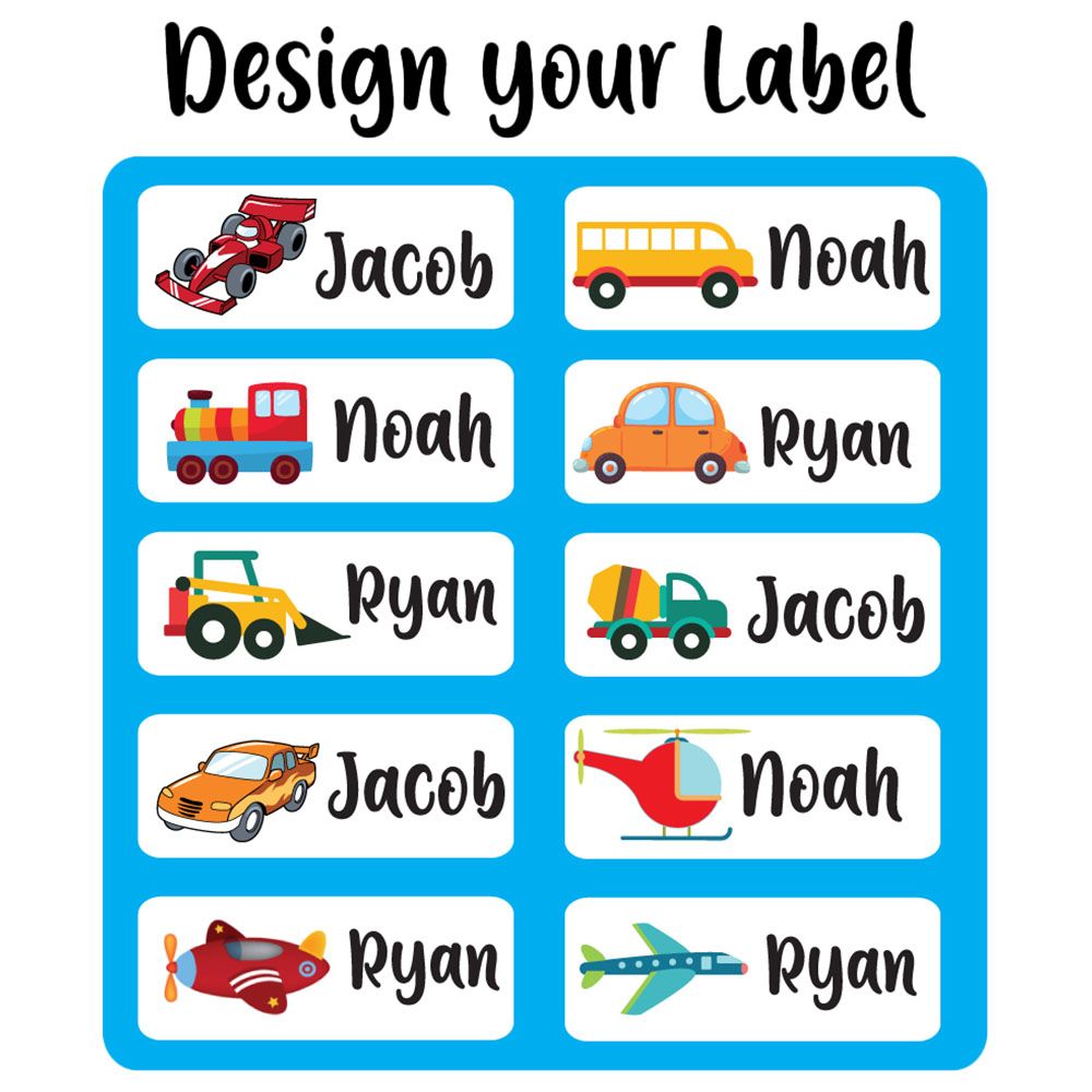 Twinkle Hands - Personalized Waterproof Labels - Car Lovers