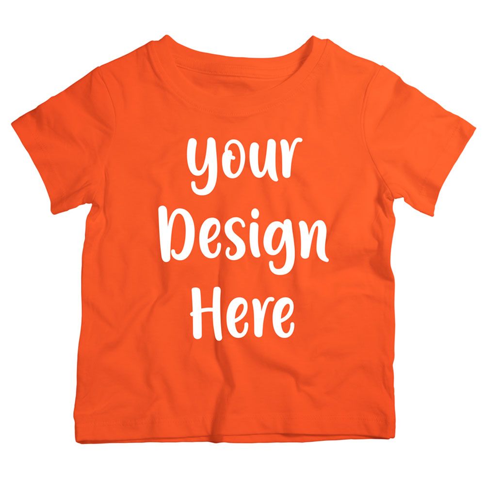 Twinkle Hands - Personalized Cotton T-Shirt - Orange