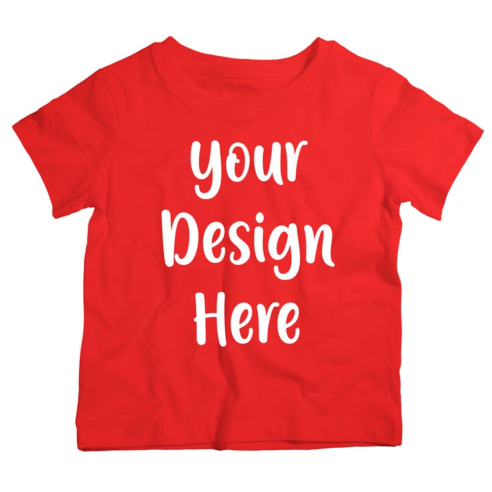 Twinkle Hands - Personalized Cotton T-Shirt - Red