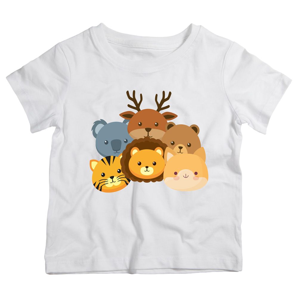 Twinkle Hands - Cute Animals T-Shirt - White