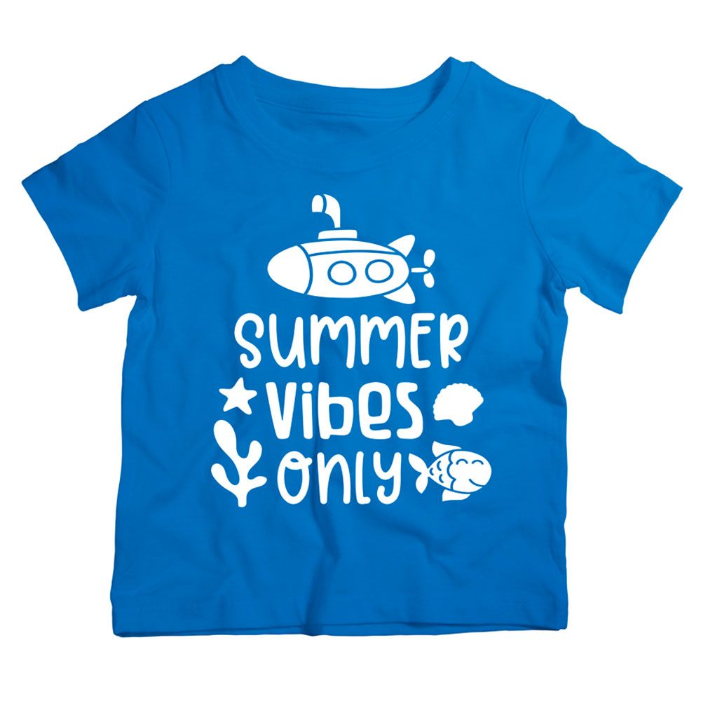 Twinkle Hands - Summer Vibes Only T-Shirt - Blue